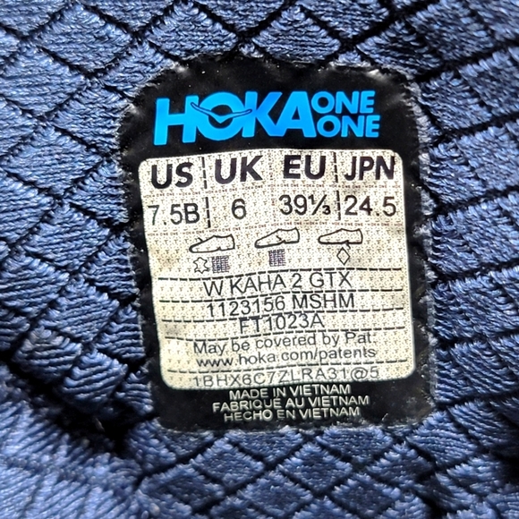 Hoka One One KAHA 2 GTX 1123156 Wnms Sz 7.5B Gore-Tex Vibram Hiking Shoes New - Picture 4 of 11